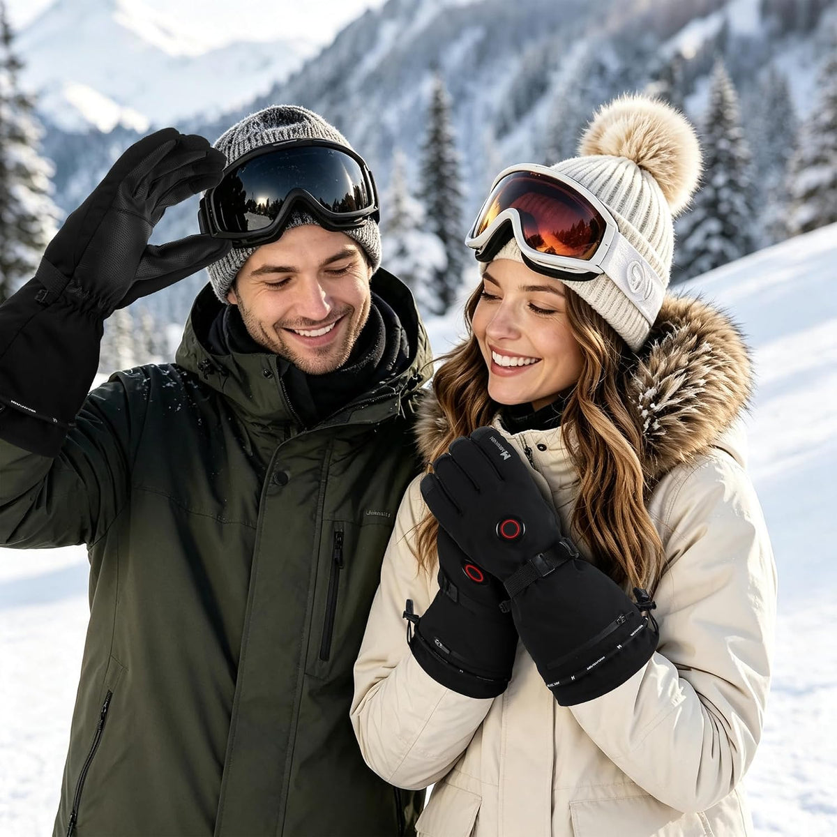 MRAWARM Heated Gloves for Men Women