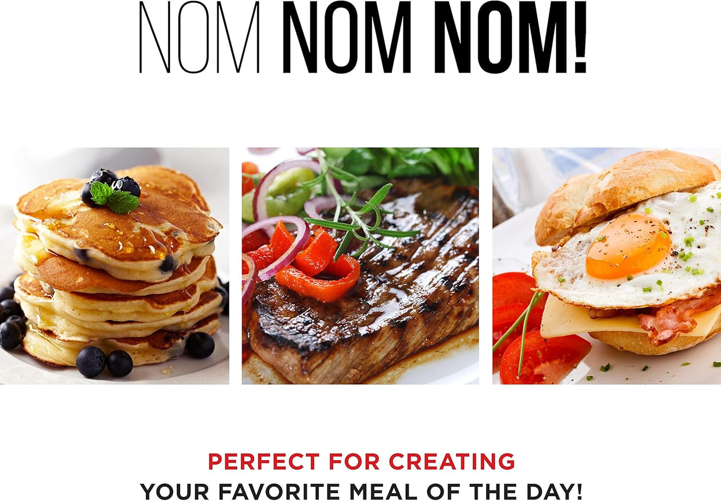 Chefman Electric Griddle, Fully Immersible and Dishwasher Safe Features, Adjustable Temperature Control Allows for Versatile Cooking and Removable Slide-out Drip Tray for Easy Cleaning, Black