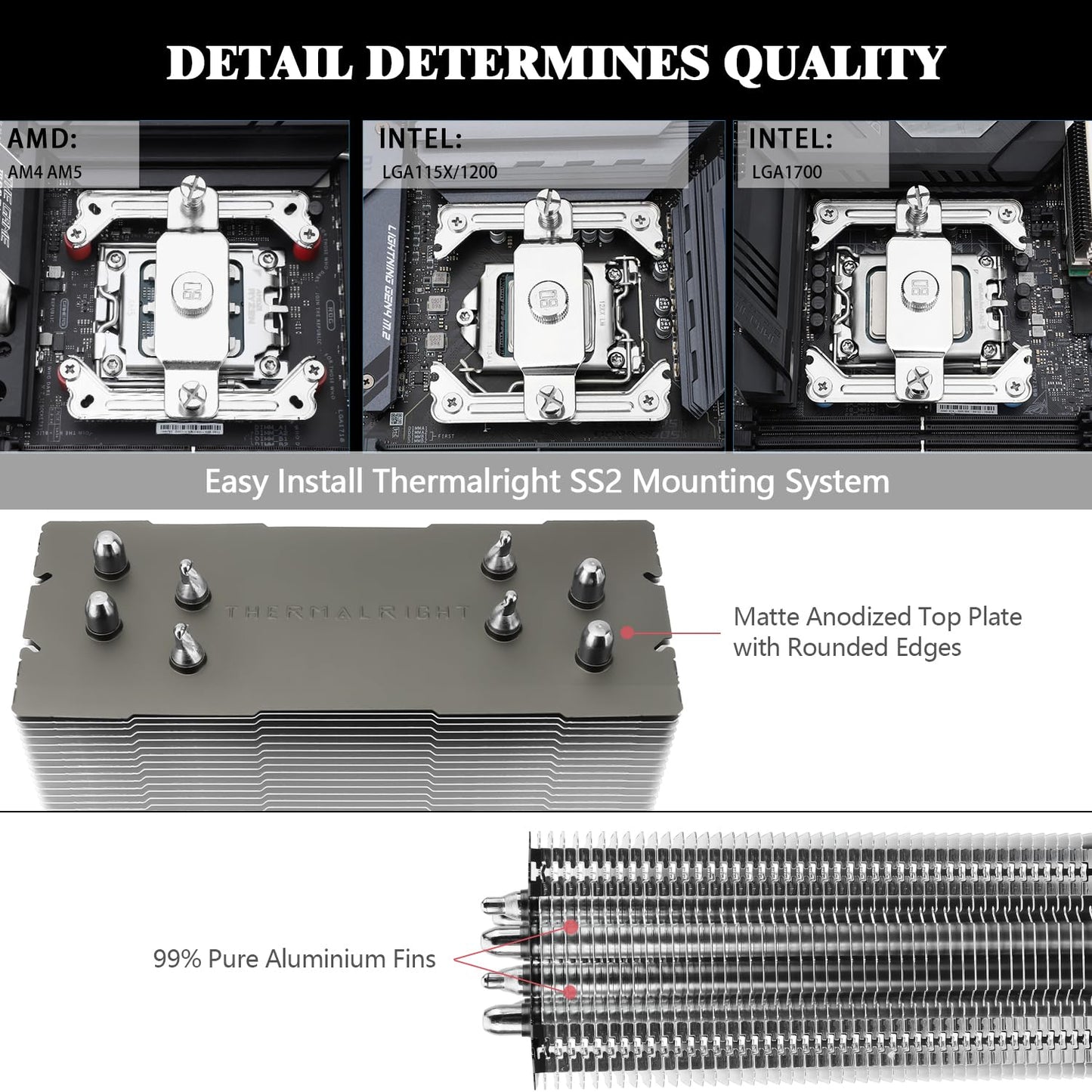 Thermalright Assassin Spirit 120 V2 PLUS CPU Air Cooler,1500RPM Speed,4 Heat Pipes, TL-C12C V2×2 PWM Quiet Fans CPU Cooler With S-FDB Bearing, for AMD AM4 AM5/Intel 1700/1150/1151/1200,17XX PC Cooling