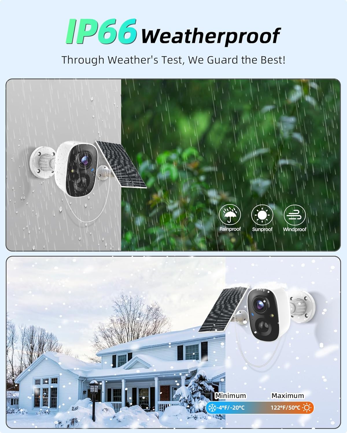 MaxiViz Wireless Camera Outdoor, Battery Powered Security Camera with 2K Color Night Vision, Outside Cameras with AI Motion Detection, 2-Way Talk, IP66 Weatherproof, SD/Cloud Storage, 2 Packs