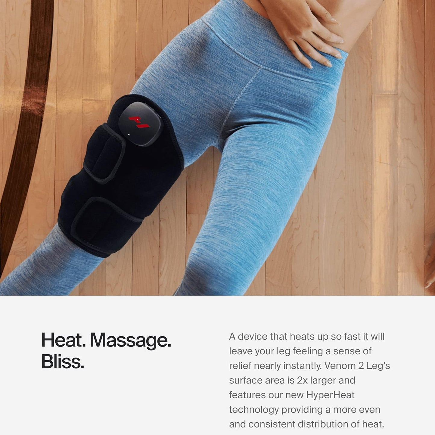 Hyperice Venom 2 Back - Advanced Heat + Vibration Massage Wrap