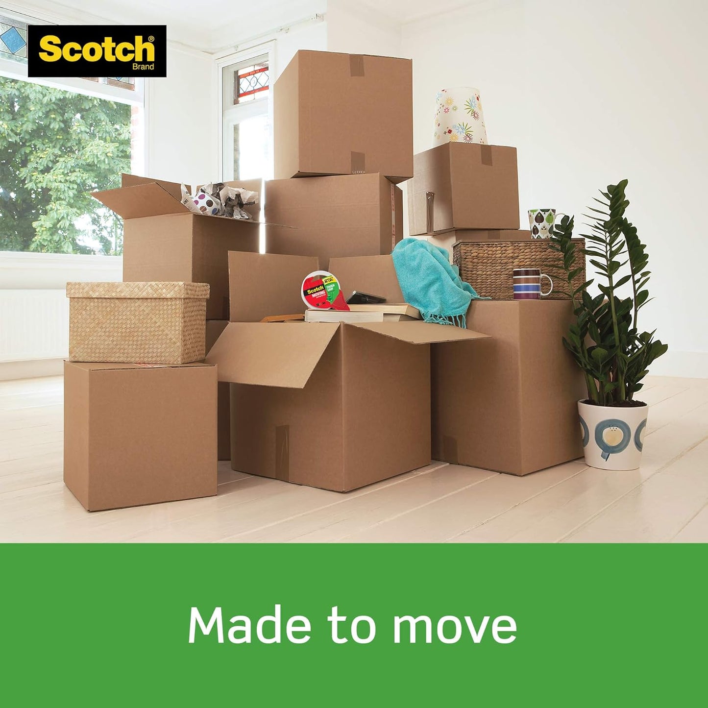 Bankers Box SmoothMove Classic Moving Kit Boxes, Tape-Free Assembly, Easy Carry Handles, 8 Small 4 Medium, 12 Pack(7716403)
