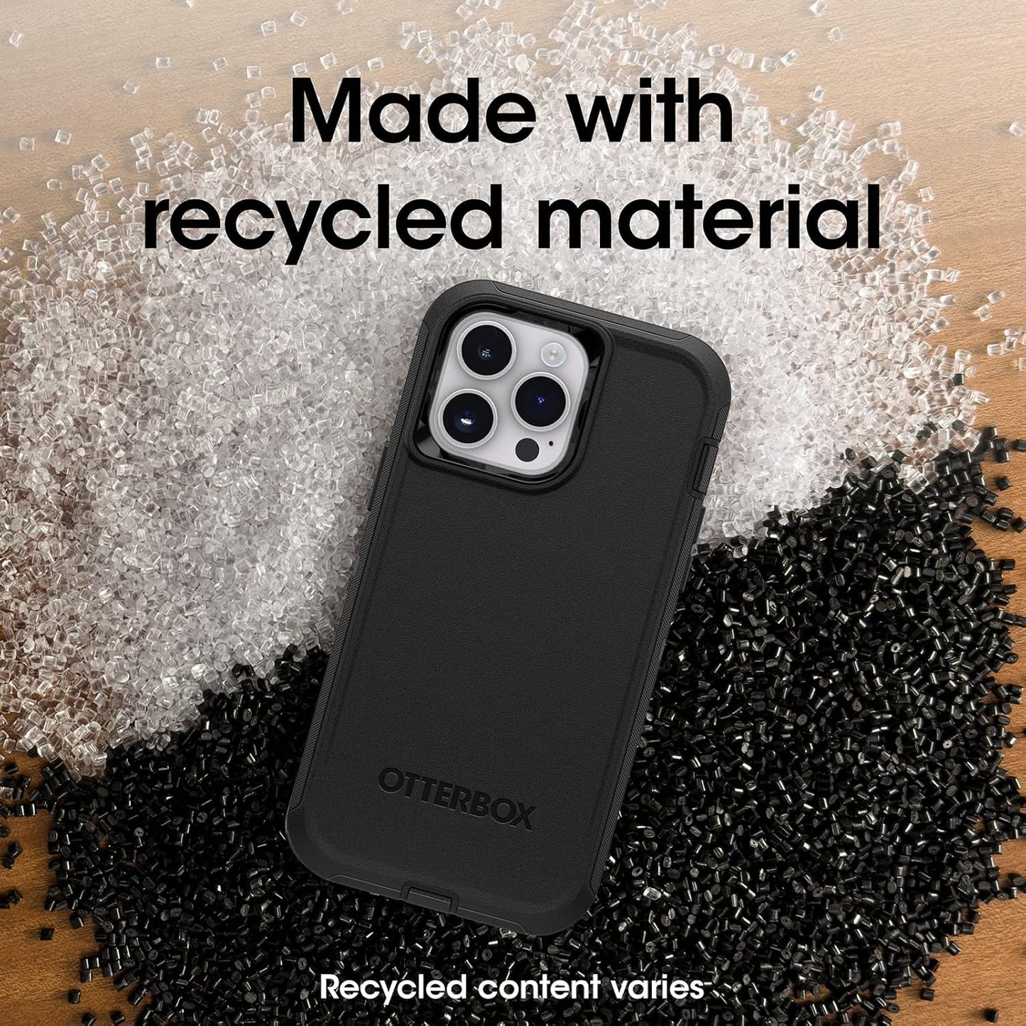 OtterBox iPhone 14 Pro Max (ONLY) Defender Series Case - Black, Rugged & Durable, with Port Protection, Includes Holster Clip Kickstand