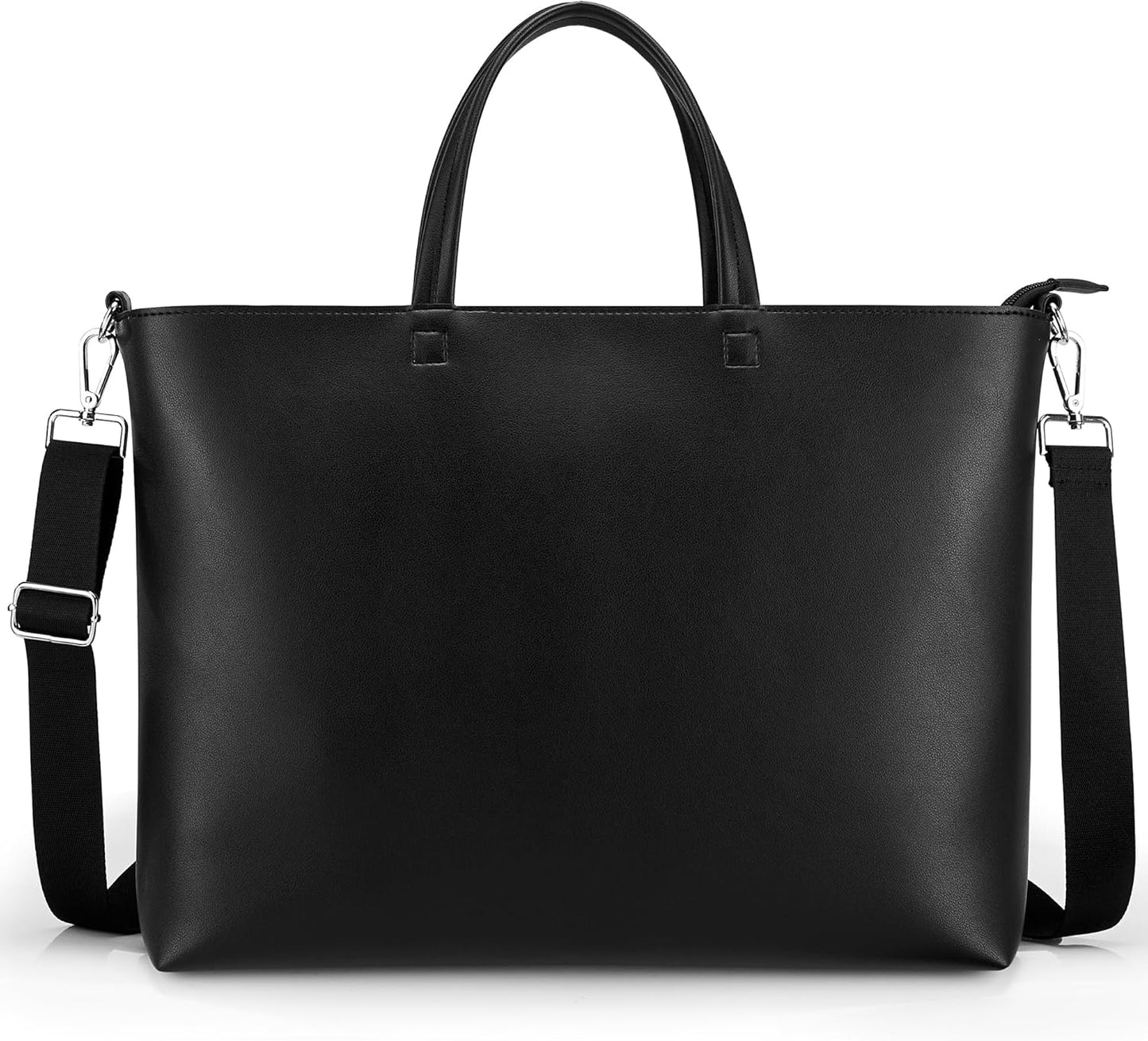 KALIDI Tote Bag Zipper Shoulder Bag Faux Leather Purses for Women Large Casual Handbag Work Dating College