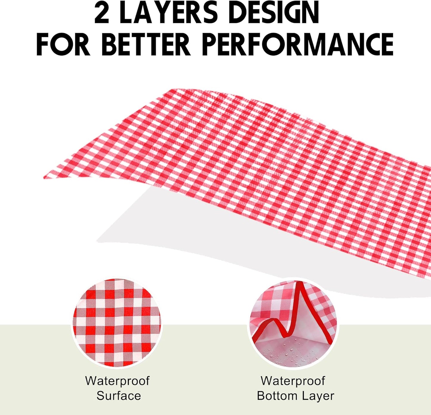 SAMSIER Large Outdoor Picnic Blankets Waterproof Foldable, Beach Blanket Sandproof Portable, Cute Picnic Mat Washable (Navy Blue, 60"×80")