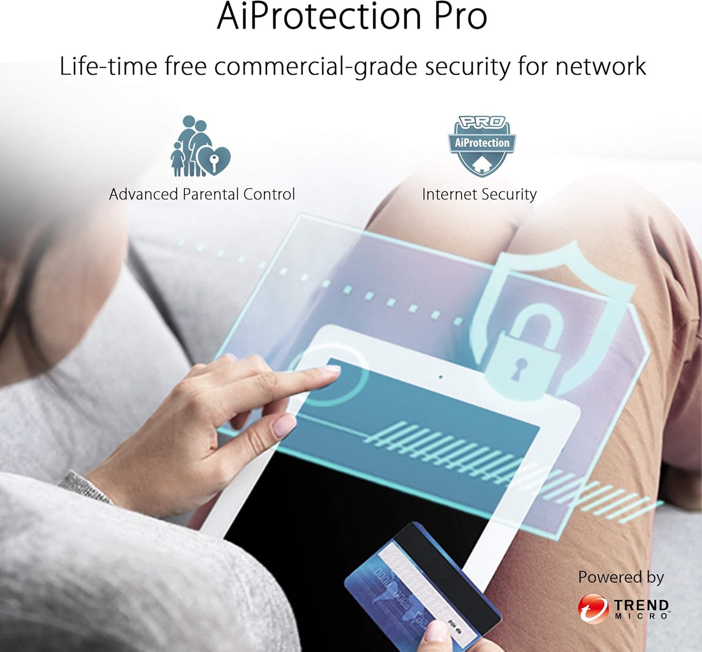 ASUS ZenWiFi XT9 AX7800 Tri-Band WiFi 6 Mesh System, Covearge up to 5700 sq ft, Subscription-Free Network Security, Advanced Parental Controls, 4G & 5G Mobile Tethering, VPN, Easy Setup, 2.5G Port