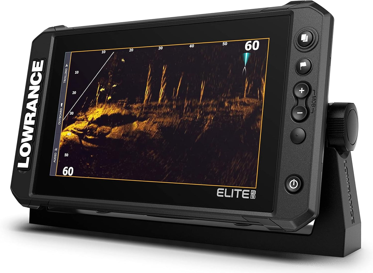 Lowrance Elite FS 7 Fish Finder with HDI Transducer, Preloaded C-MAP Contour+ Charts