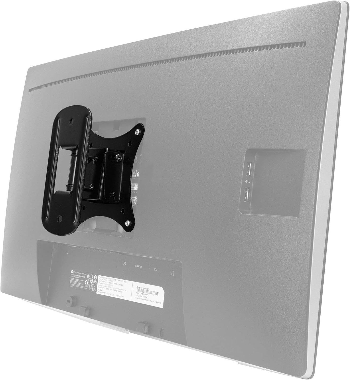 Mount-It! MI-2829 Small TV Monitor Wall Mount | RV TV Mount | VESA Wall Mount | Fits 19 20 21 22 23 24 25 27 32 Inch Screens | 75 100 VESA Compatible | Low-Profile Slim Design | 44lb Capacity