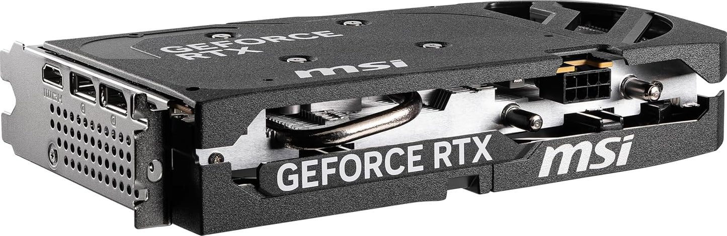 MSI Gaming RTX 5060 8G Shadow 2X OC Graphics Card (8GB GDDR7,TBA-bit, Extreme Performance: 2535 MHz, DisplayPort x3 2.1a, HDMI 2.1b, NVIDIA Blackwell Architecture)