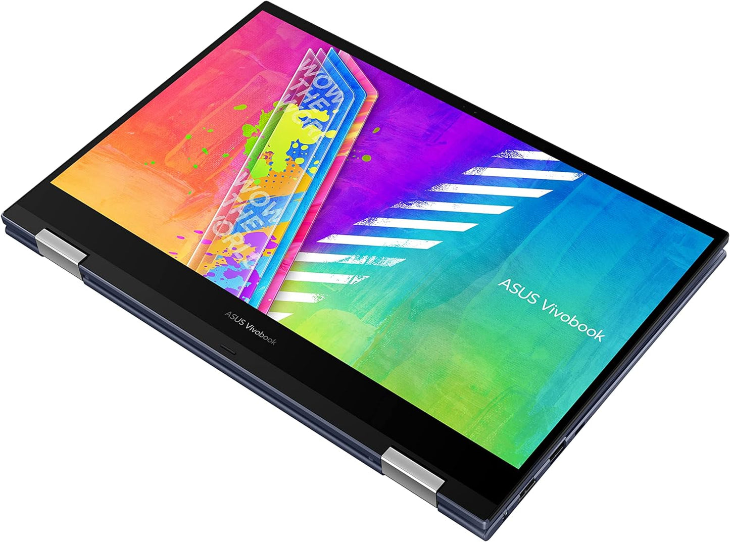 Asus VivoBook Go 14 Flip Thin and Light 2-in-1 Laptop, 14” HD Touch Display, Intel Celeron, 4GB RAM, 128GB eMMC, Windows 11 Home in S Mode + Microsoft 365 Personal 1-Year, J1401KA-AS01-CA