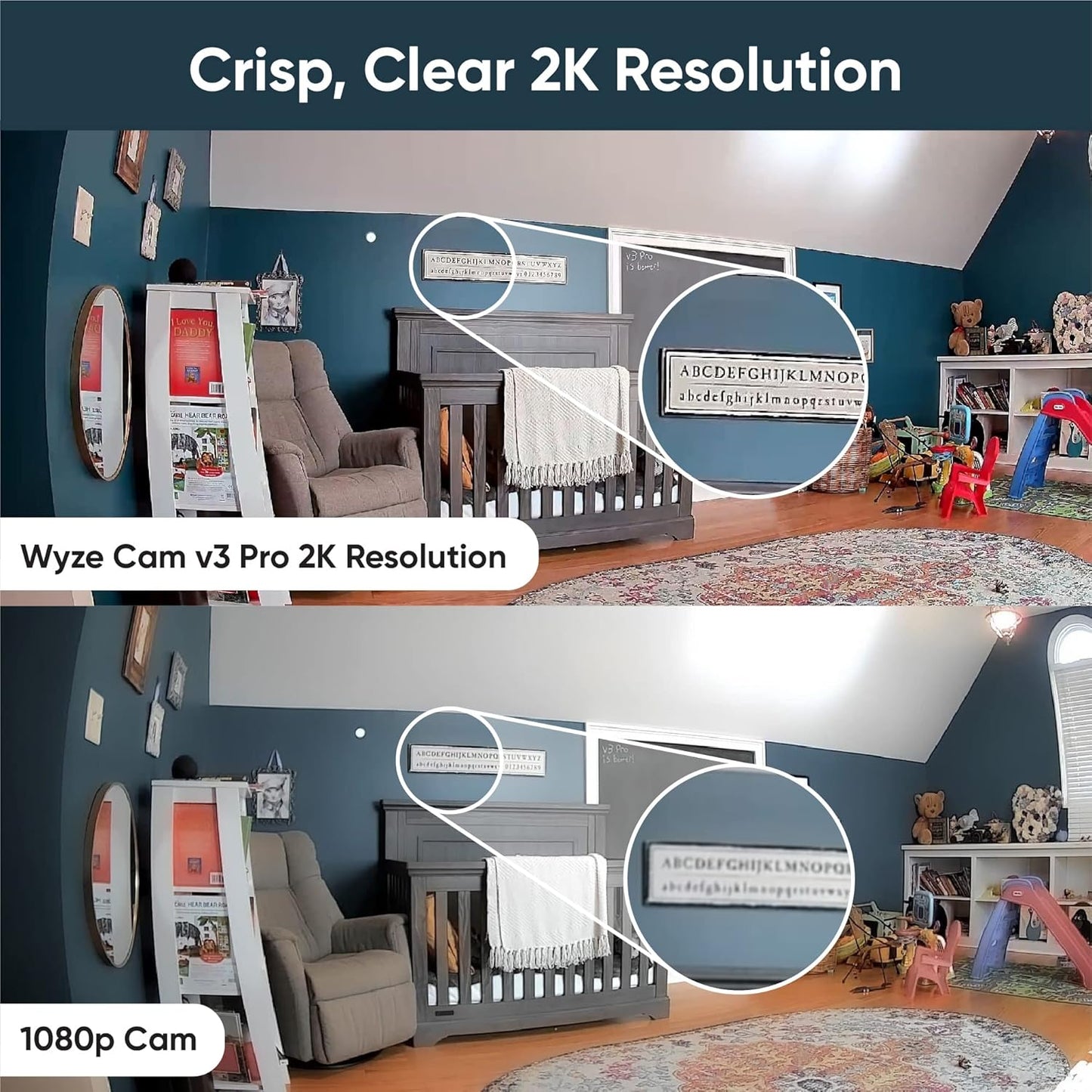 Wyze Cam v3 with Color Night Vision, Wired 1080p HD Indoor/Outdoor Security Camera, 2-Way Audio, Works with Alexa, Google Assistant, and IFTTT, 2-Pack