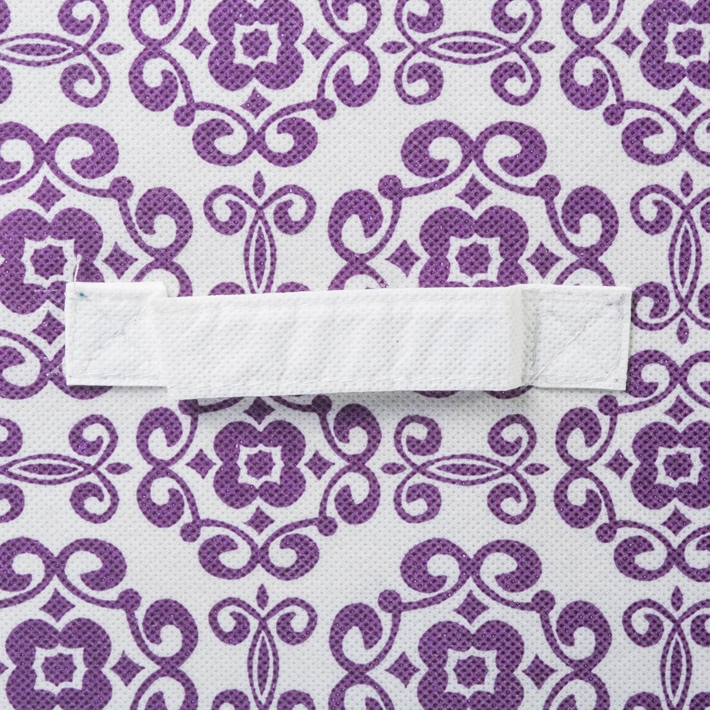 DII Foldable Fabric Storage Containers for Nurseries, Offices, Closets, Home Decor, Cube Organizers & Everyday Storage Needs, (Large - 11 x 11 x 11) Scroll Nautical Blue - Set of 2