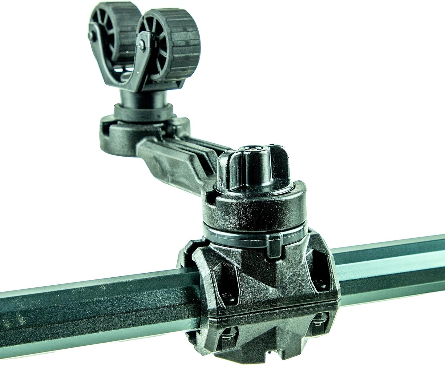 YakAttack MightyMount Duo Rail Adapter – 2 Pack | Fits Hobie H-Rail & 1” Square Tubing | Dual-Sided T-Bolt Mount for Rod Holders, Fish Finders, Track Accessories | Yak Attack USA-Made