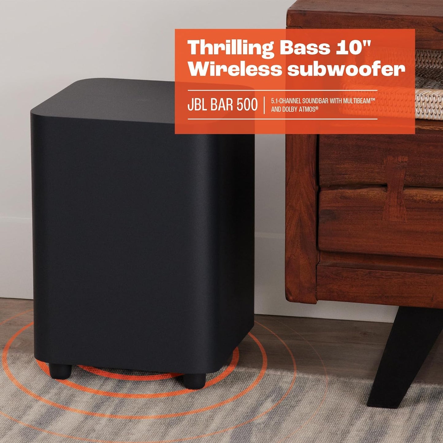 JBL Bar 500: 5.1-Channel soundbar with MultiBeam™ and Dolby Atmos®