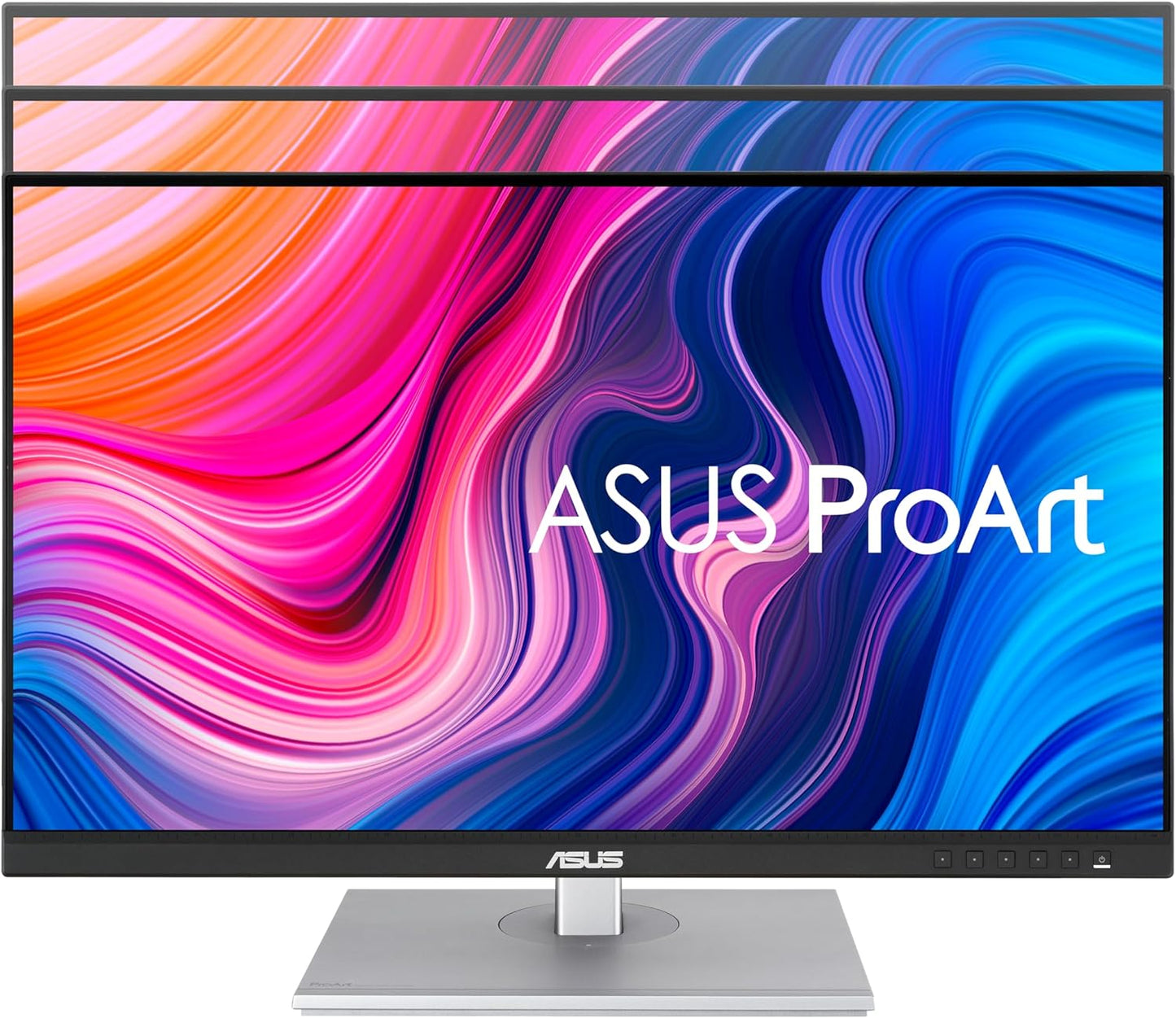 ASUS ProArt Display 27" Monitor PA278CV - WQHD (2560 x 1440), IPS, 100% sRGB, 100% Rec. 709, ΔE < 2, Calman Verified, USB Hub, USB-C, DisplayPort Daisy-Chaining, HDMI, Eye Care, Height Adjustable , BLACK/SLIVER