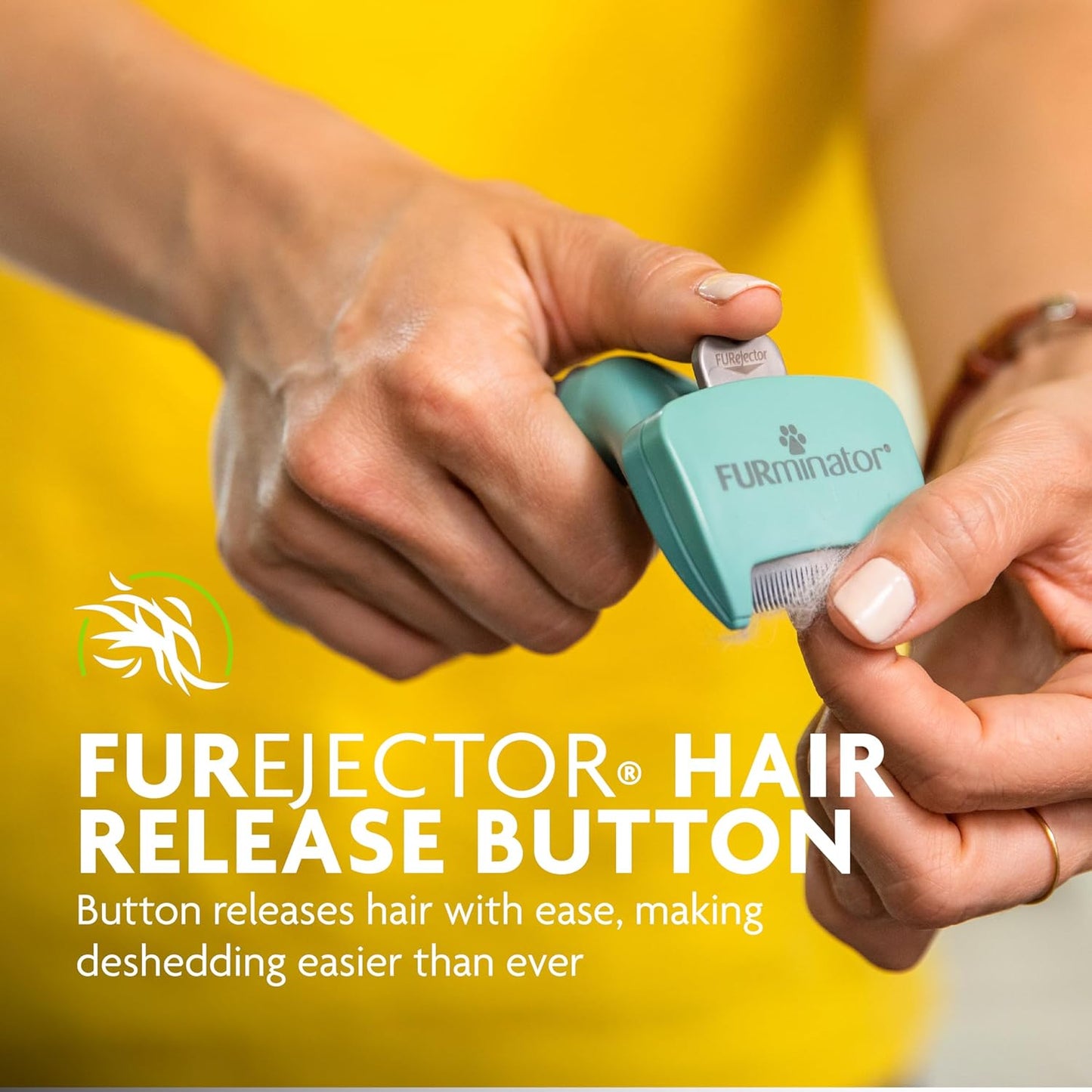 FURminator Short Hair deShedding Tool For Cats (Small)