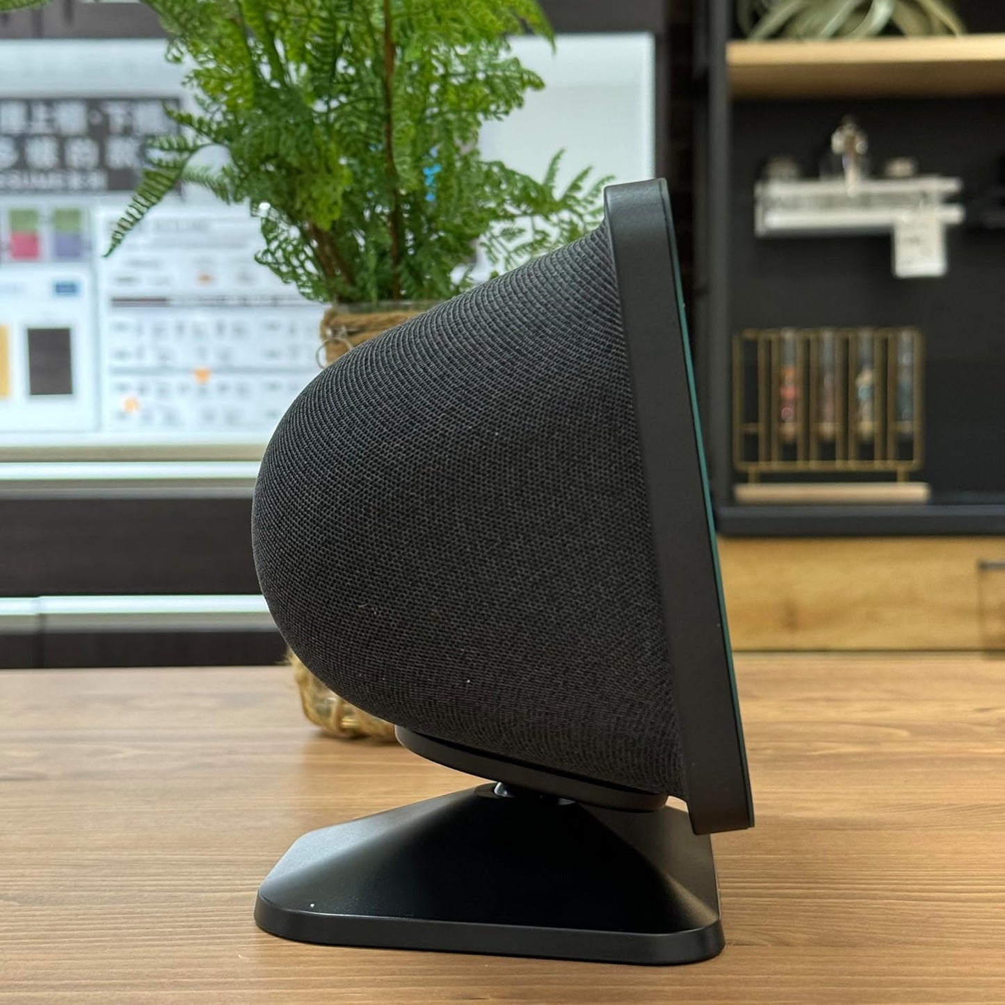 Sintron Adjustable Magnetic Stand Mount for Echo Show 5 (3rd Gen) & iPhone Models, Smart Display Stand Holder for Show 5 3rd Gen with 360 Degree Rotation, Swivel Tilt Function, Anti-Slip Base (Black)