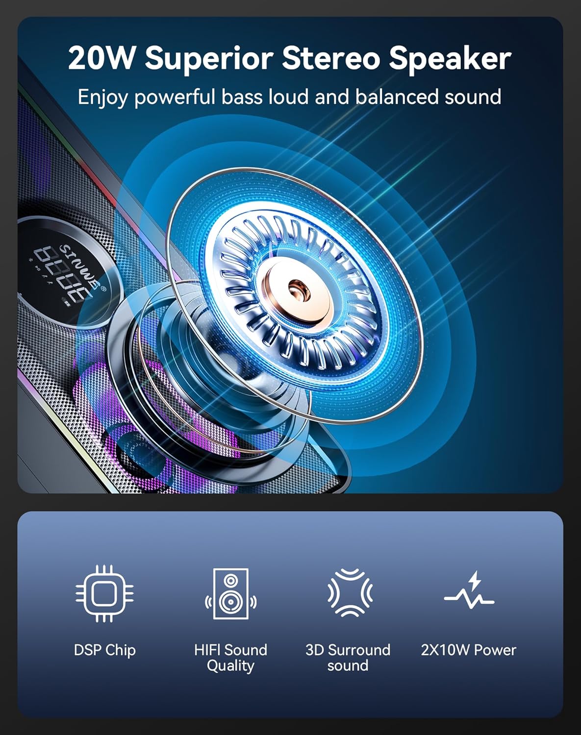 Karaoke Machine for Adults Kids with 2 UHF Wireless Microphones,Portable Bluetooth Singing PA Speaker System with LED Lights for Home Party,Outdoor/Indoor/Wedding,Church,Picnic,Birthday Gifts (SK1)