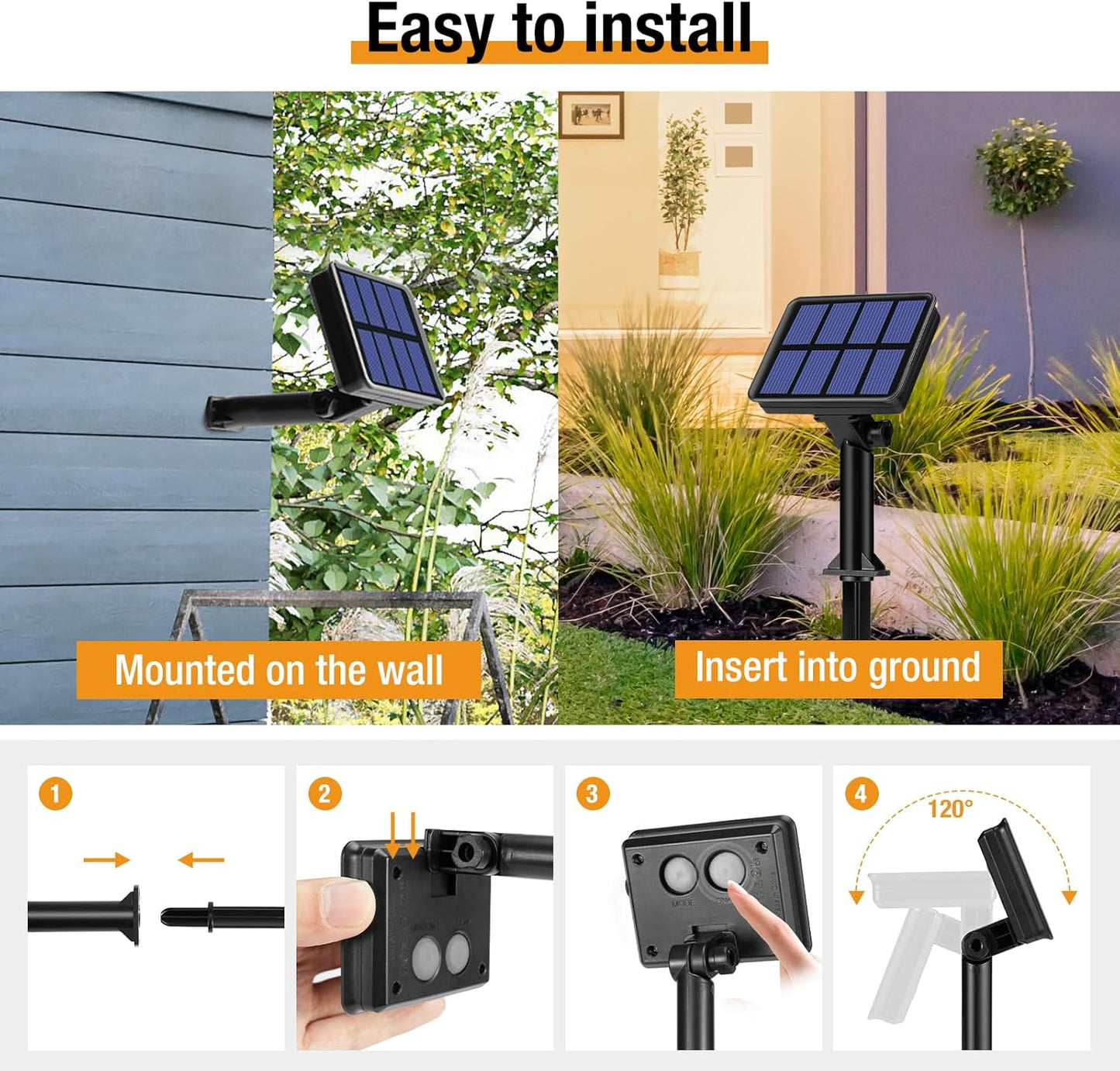 Purilite Select 2-Pack Solar Fairy String Lights