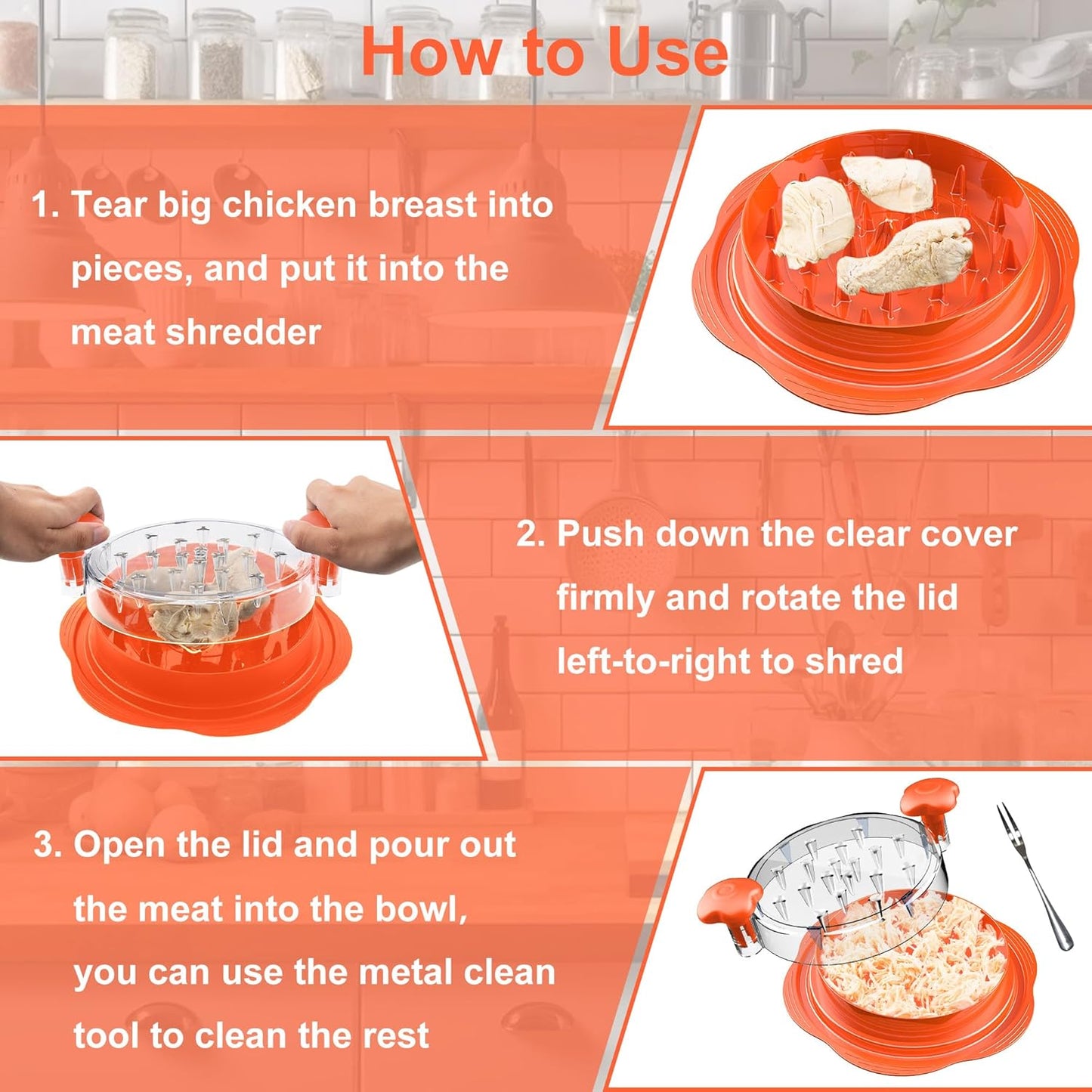 Purilite Select Chicken Shredder Tool