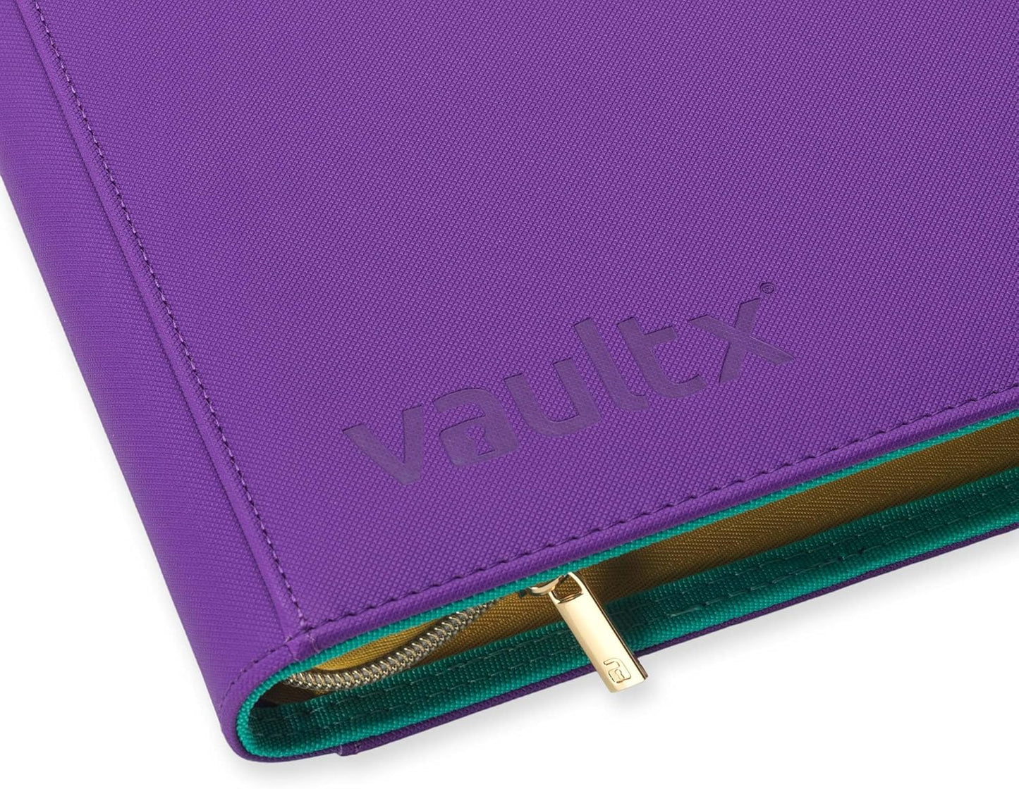 Vault X 12 Pocket Trading Card Zip Binder, 480 Cards, Compatible with Pokemon Scarlet & Violet Set, Exo-Tec Album Material, 20 Side-Loading Pages, Folder for Collectible TCG (SV1)