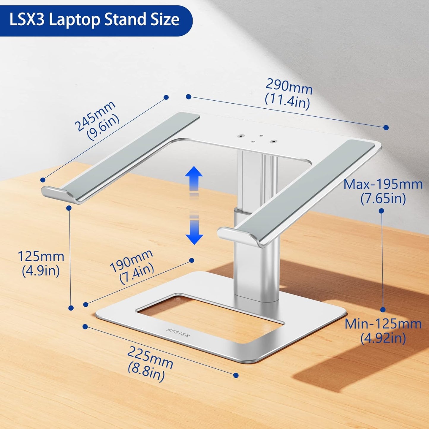 Purilite Select Aluminum Laptop Stand