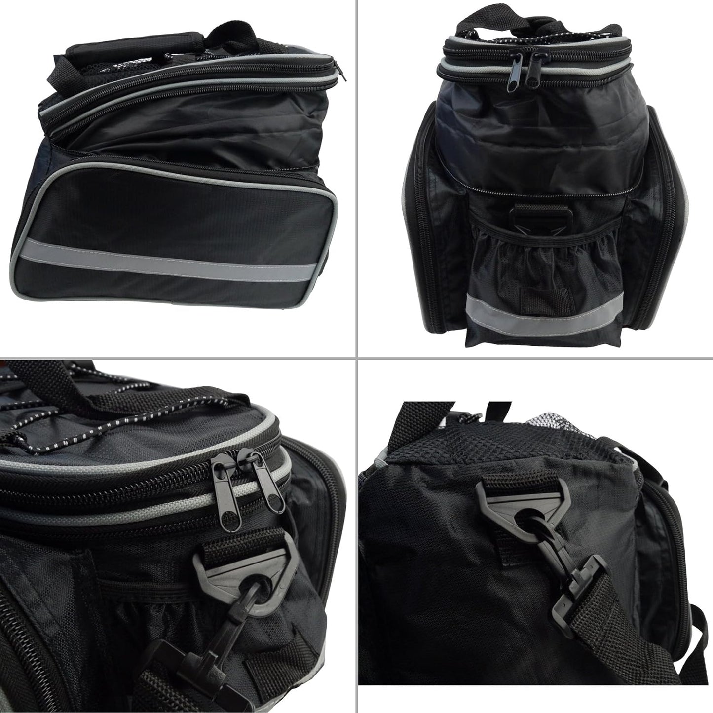 Disconano® Waterproof Multi Function Excursion Cycling Bicycle Bike Rear Seat Trunk Bag Carrying Luggage Package Rack Panniers with Rainproof Cover