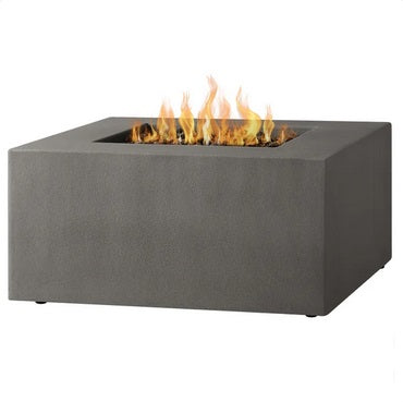 Real Flame Estes Square Liquid Propane Fire Table - PuriLite