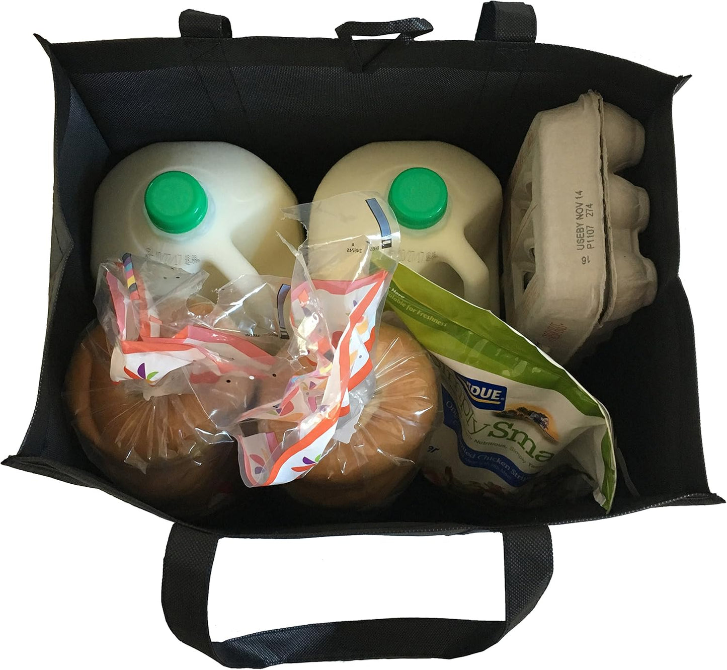 Purilite Select™ EcoSmart Reusable Canvas Tote Bag – 5 Pack