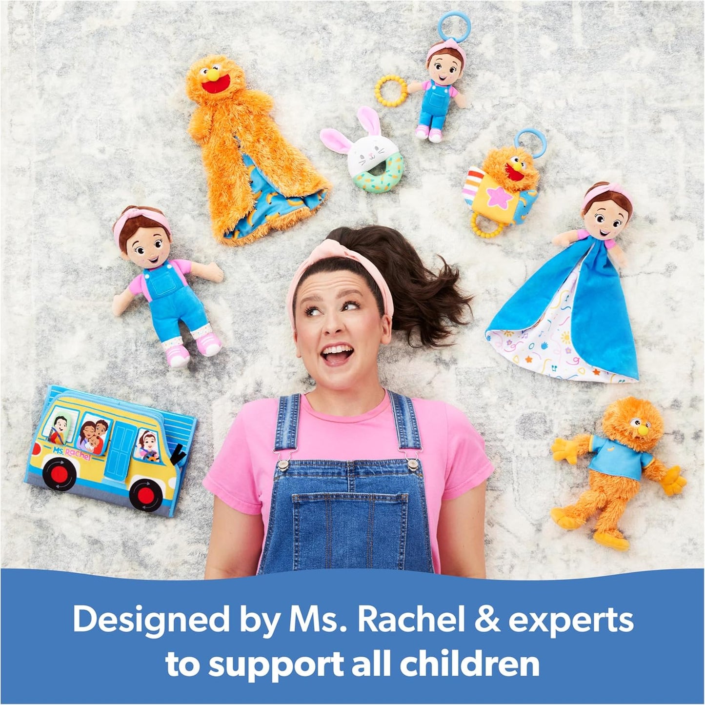 Ms. Rachel Official Speak & Sing Doll, 16” Tall Interactive Toy with 4 Songs & 16+ Phrases, Toddler Toys for Girls & Boys Ages 6 Months to 3+ Years