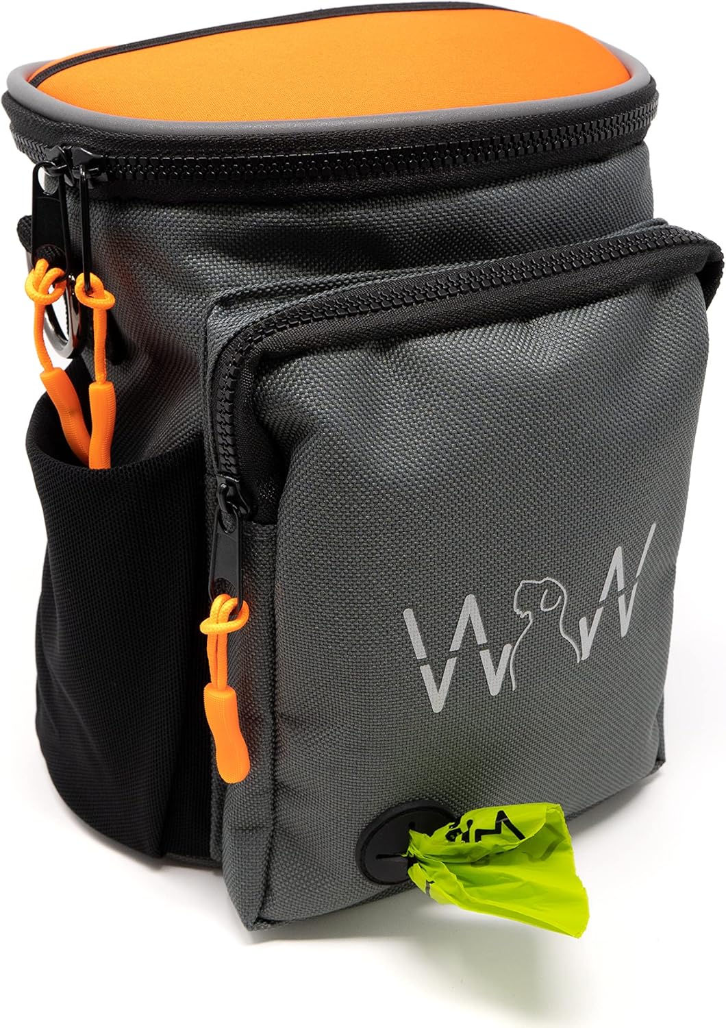 Wolf in Winter Quickdraw XL Dog Treat Pouch Bag for Training with Waste Bag Holder Phone Pocket and Belt Clip – Dog Accessories for Walking Hiking and Puppy Essentials – (Raspberry)