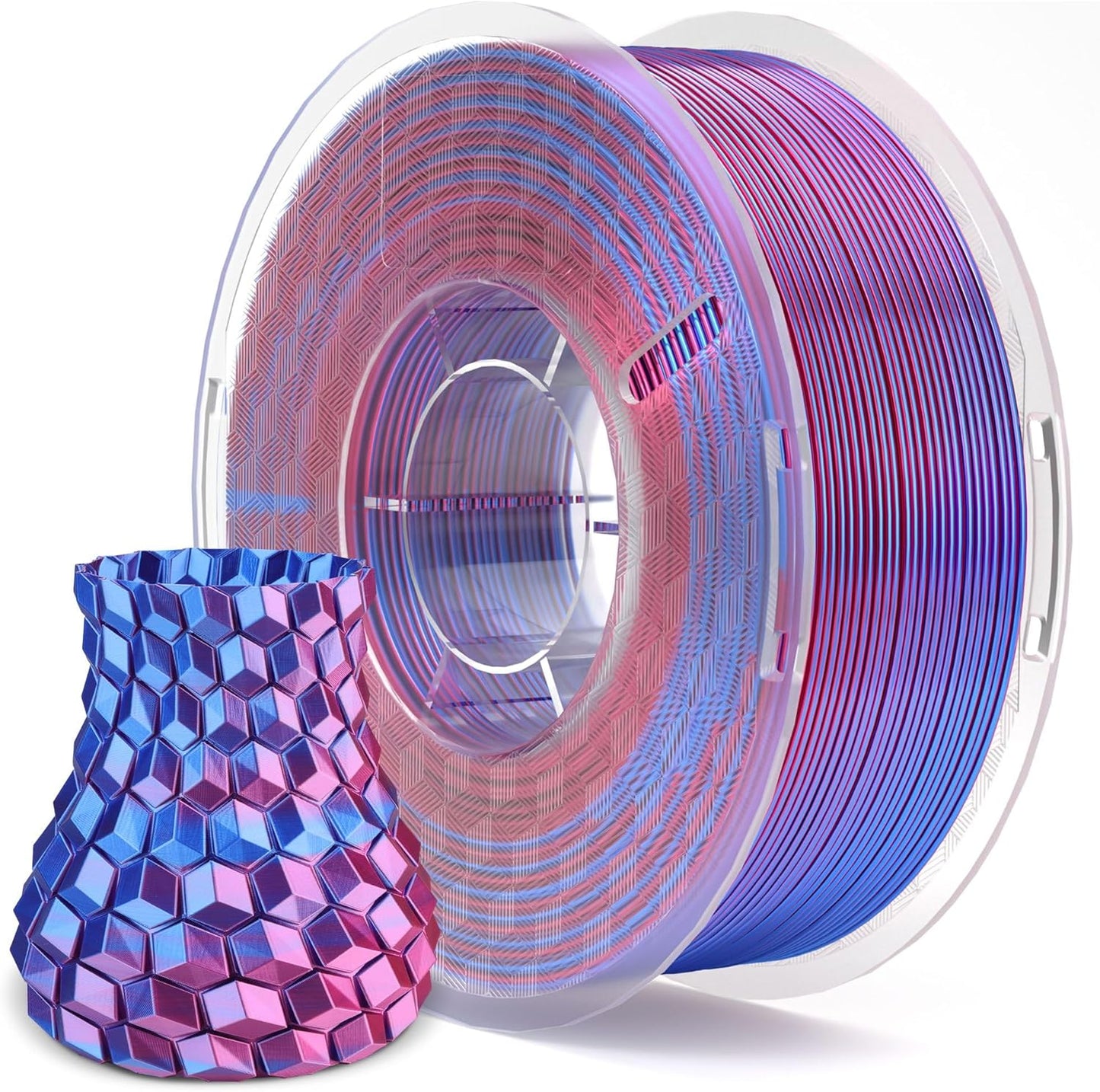 ELEGOO PLA+ Filament 1.75mm Black 4KG, PLA Plus 3D Printer Filament, Dimensional Accuracy +/- 0.02 mm, Tough & High Strength, Fit for Most FDM Printers(1KG/Spool, 2.2 lbs)