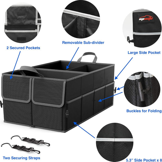 Purilite Select Foldable Car Trunk Organizer