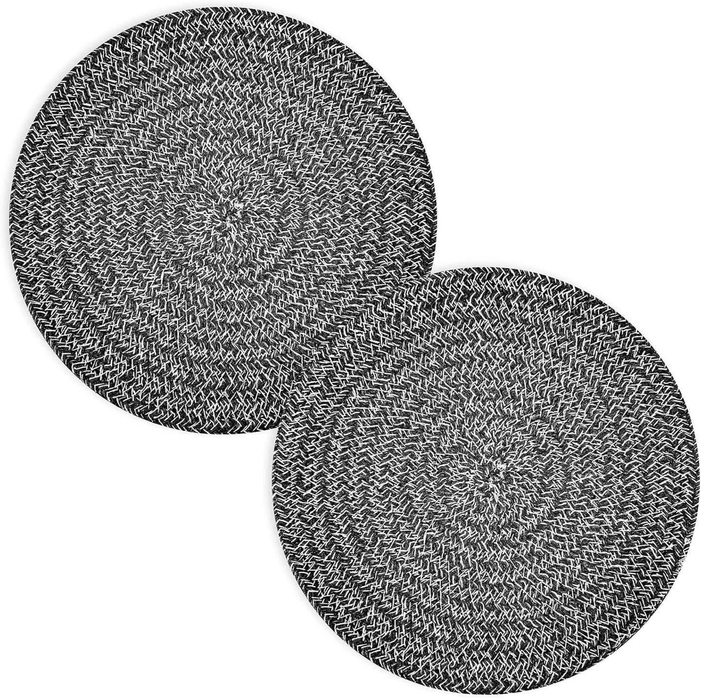 Trivets for Hot Dishes, Pots and Pans, 8 Inches Hot Pads 5 Pcs, Pot Holders for Kitchen, Heat Resistant Mat Protect Counter, Coasters Set Home Essentials Farmhouse Decor (Blue)