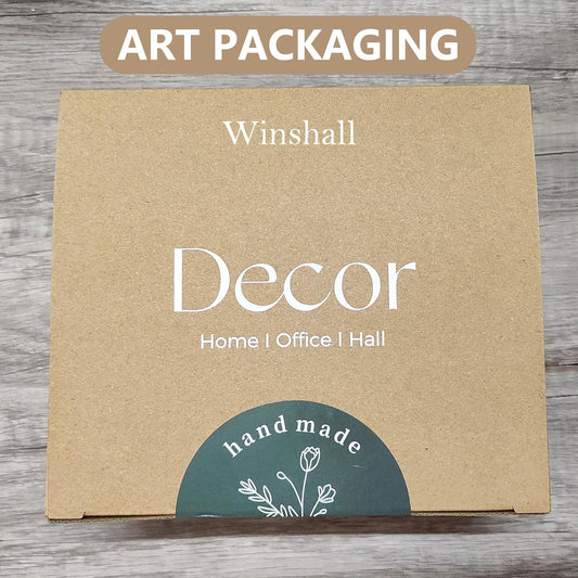Winshall Home Decor Accents, Resin Thinker Statue Decor 3 PCS, Abstract Bookshelf Decor, Decorative Sculpture for Office,Book Shelf, Figurines Home Decor Accents (Sandstone) - PuriLite