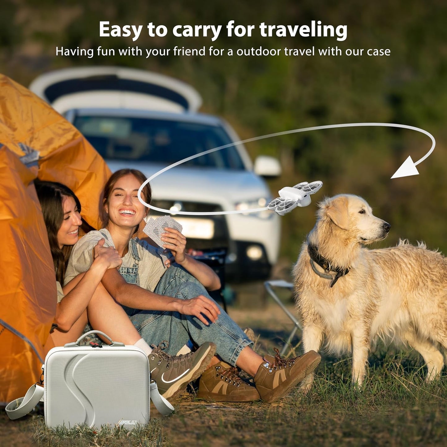 STARTRC Neo Case for DJI Neo Fly More Combo Portable Carrying Protective Bag for DJI Neo Accessories, Compatible with RC-N3/N2 Remote Controller, Neo Intelligent Flight Battery, Charging Hub