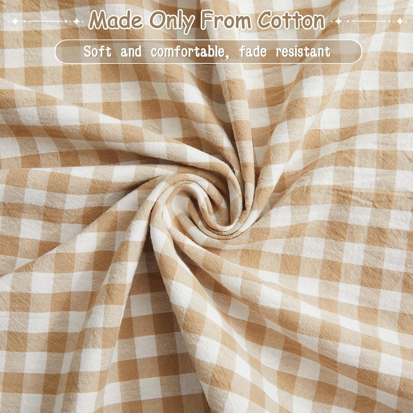 KKJIAF 3 Pieces Plaid Ruffle Twin Bed Sheets, Gingham Twin Sheet Set Comfy Breathable Ruffed Bed Sheet Set with 16 Inch Deep Pocket, Dusty Blue