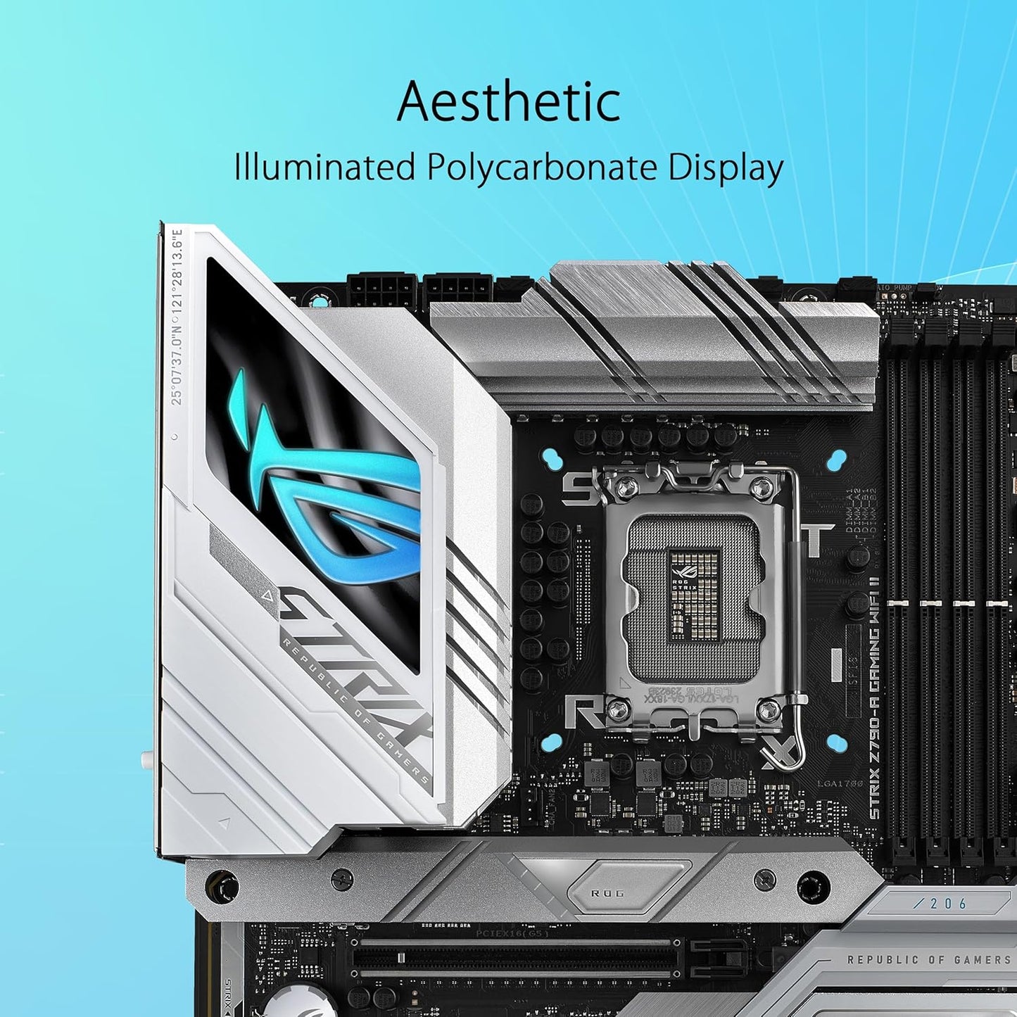ASUS ROG Strix Z790-A Gaming WiFi II (WiFi 7) LGA 1700(Intel® 14th & 13th & 12th Gen) ATX Gaming Motherboard(16 + 1+2 Power Stages, DDR5, 5X M.2 Slots, PCIe 5.0 x16)