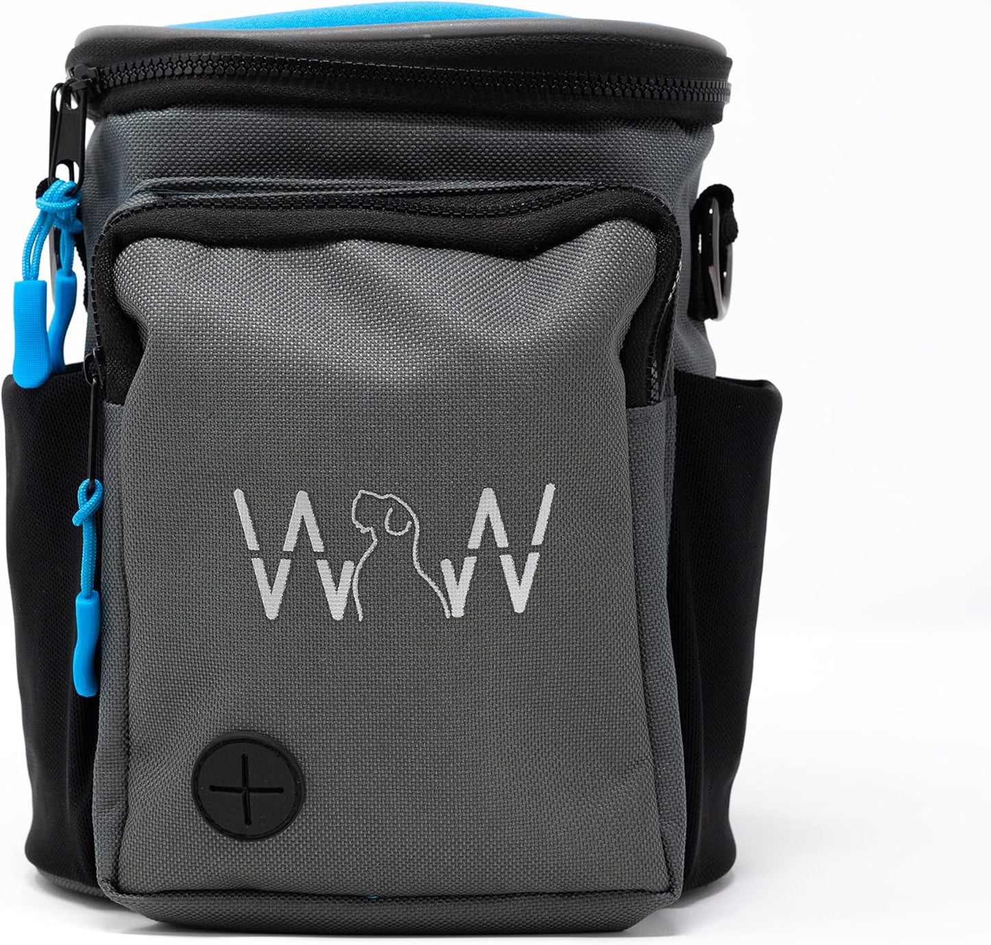 Wolf in Winter Quickdraw XL Dog Treat Pouch Bag for Training with Waste Bag Holder Phone Pocket and Belt Clip – Dog Accessories for Walking Hiking and Puppy Essentials – (Raspberry)