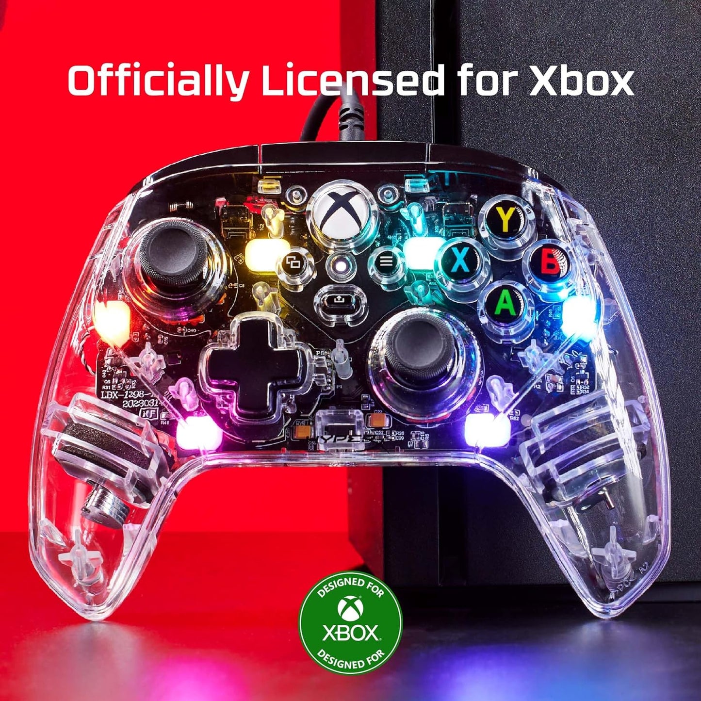 HyperX Clutch Gladiate – Wired Controller for Xbox One, Xbox Series X|S, PC, Officially Licensed by Xbox, Dual Trigger Locks, Programmable Buttons, Dual Rumble Motors