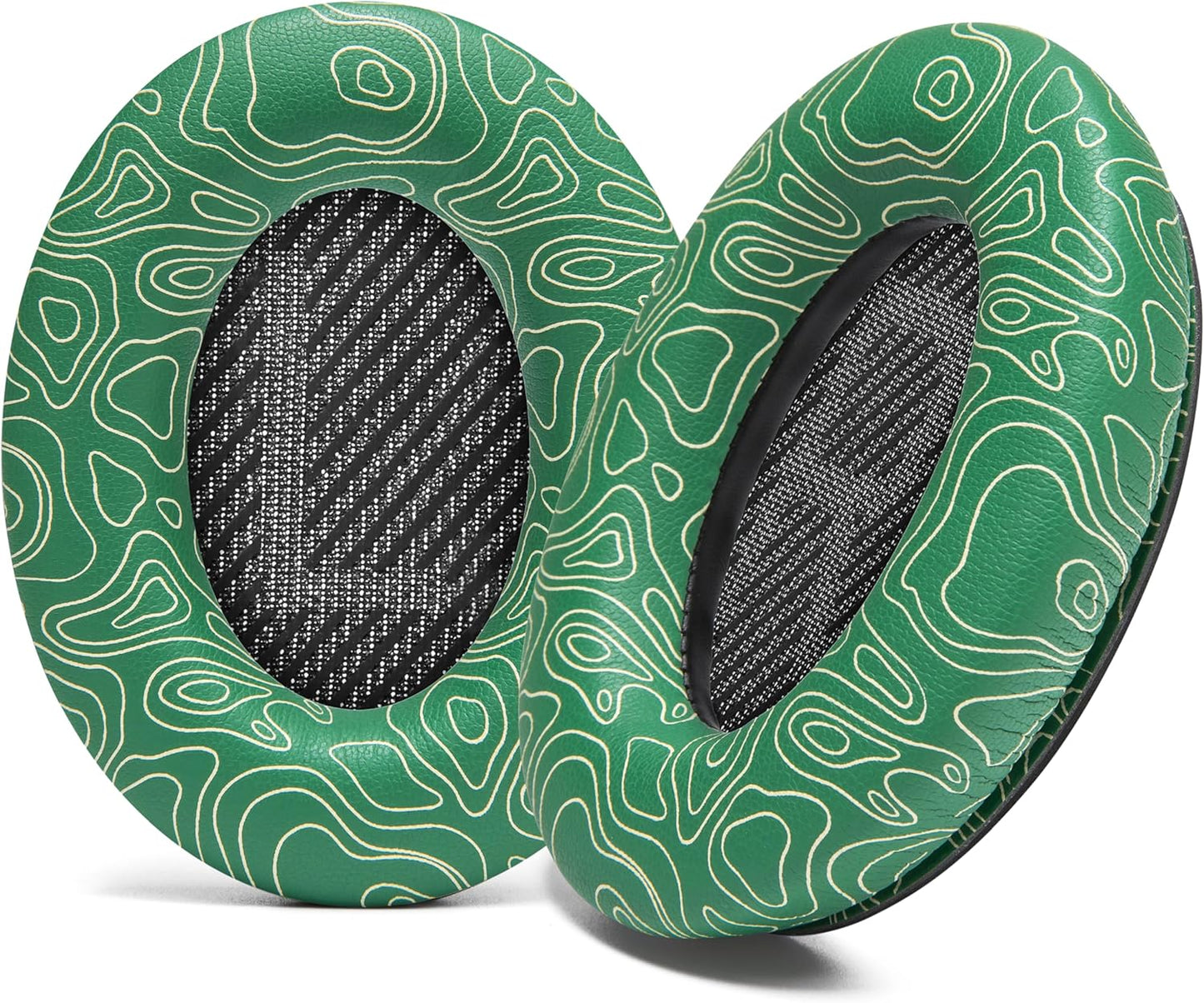 WC Wicked Cushions Upgraded Replacement Ear Pads for Bose QC35 & QC35ii (QuietComfort 35) Headphones & More - Softer Leather, Luxurious Memory Foam, Added Thickness, Extra Durability | Midnight Blue