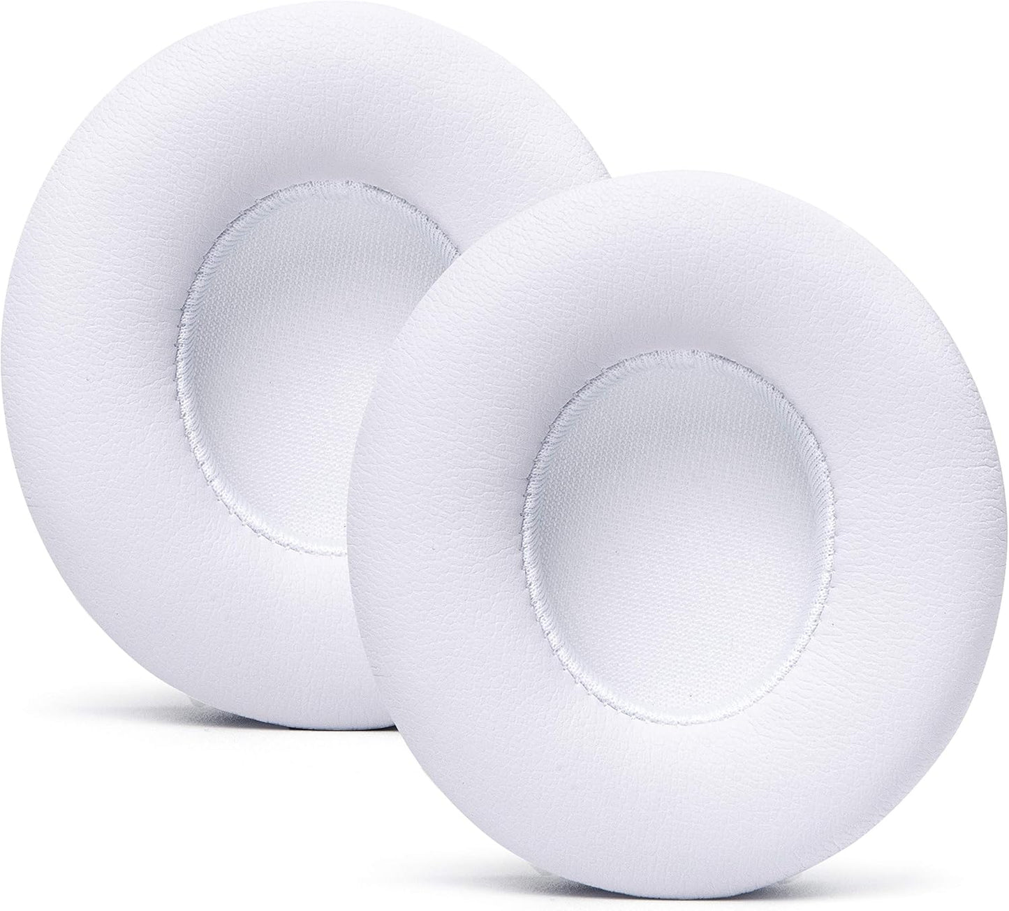 WC Extra Thick Replacement Earpads for Beats Solo 2 & 3 by Wicked Cushions - Ear Pads for Beats Solo 2 & 3 Wireless ON-Ear Headphones - Soft Leather, Luxury Memory Foam, Strong Adhesive | White