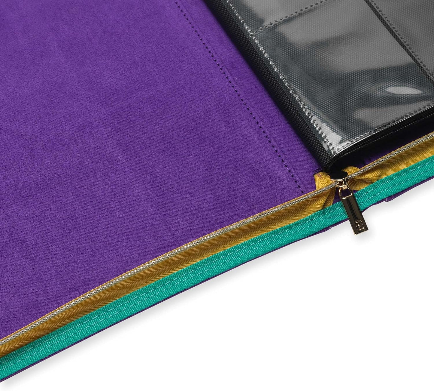 Vault X 12 Pocket Trading Card Zip Binder, 480 Cards, Compatible with Pokemon Scarlet & Violet Set, Exo-Tec Album Material, 20 Side-Loading Pages, Folder for Collectible TCG (SV1)