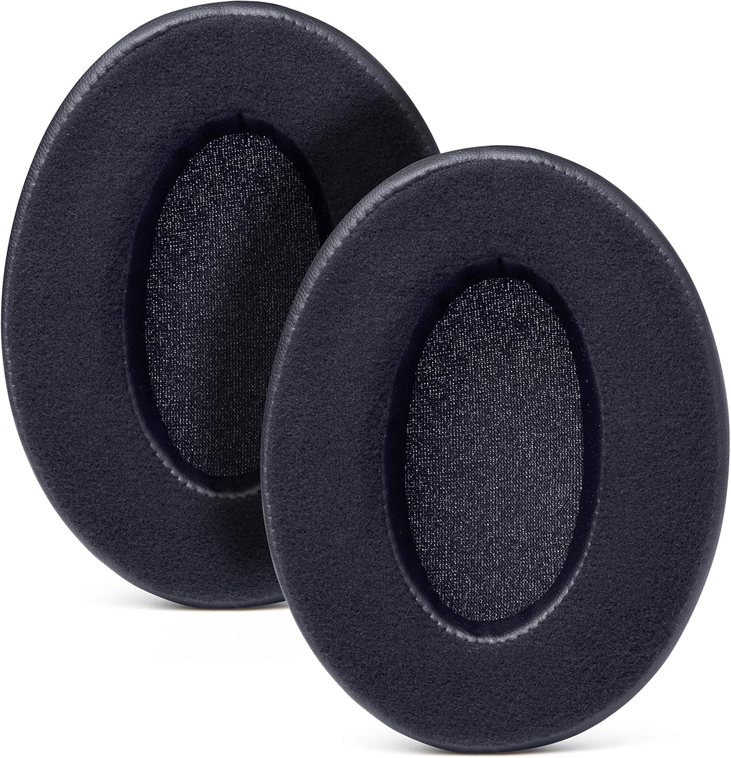 WC PadZ Velour - The Ultimate Upgraded Earpads by Wicked Cushions - Compatible With Audio Technica, HyperX, SteelSeries Arctis & More - Extra Thick - Bigger Opening - Softer Memory Foam | Black Floral