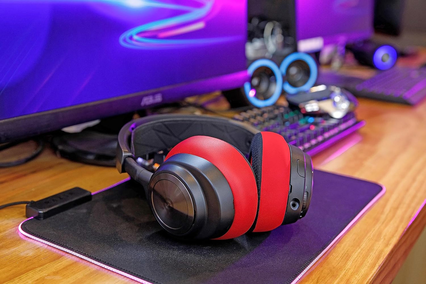 WC Freeze Nova Pro Wireless - Cooling Gel Earpads for Arctis Nova Pro Wireless ONLY (Doesn’t Fit Other Models), Made by Wicked Cushions, Improved Durability, Thickness & Sound Isolation | Black