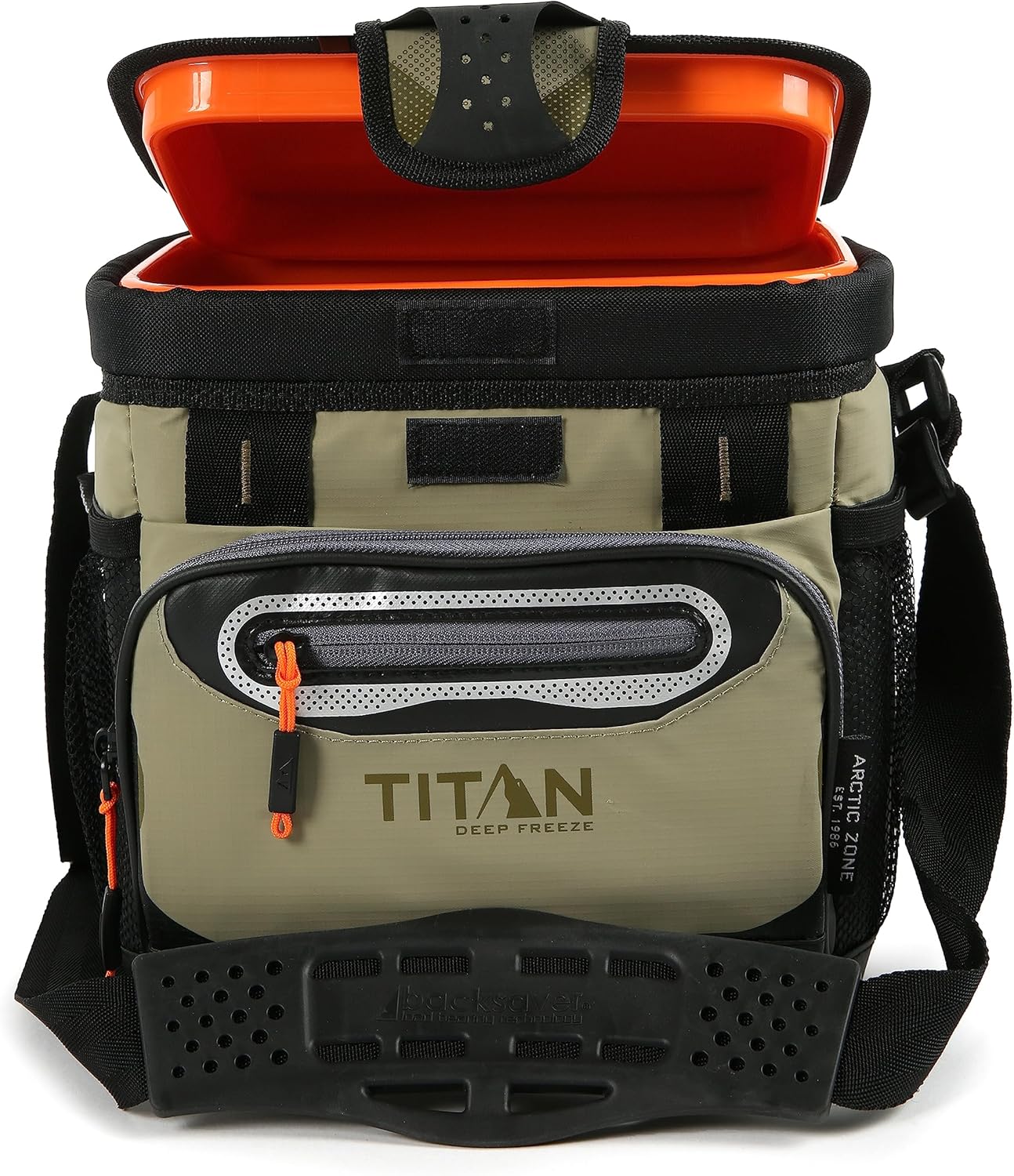 Arctic Zone Titan Deep Freeze 16 Can Zipperless Hardbody Cooler, Moss