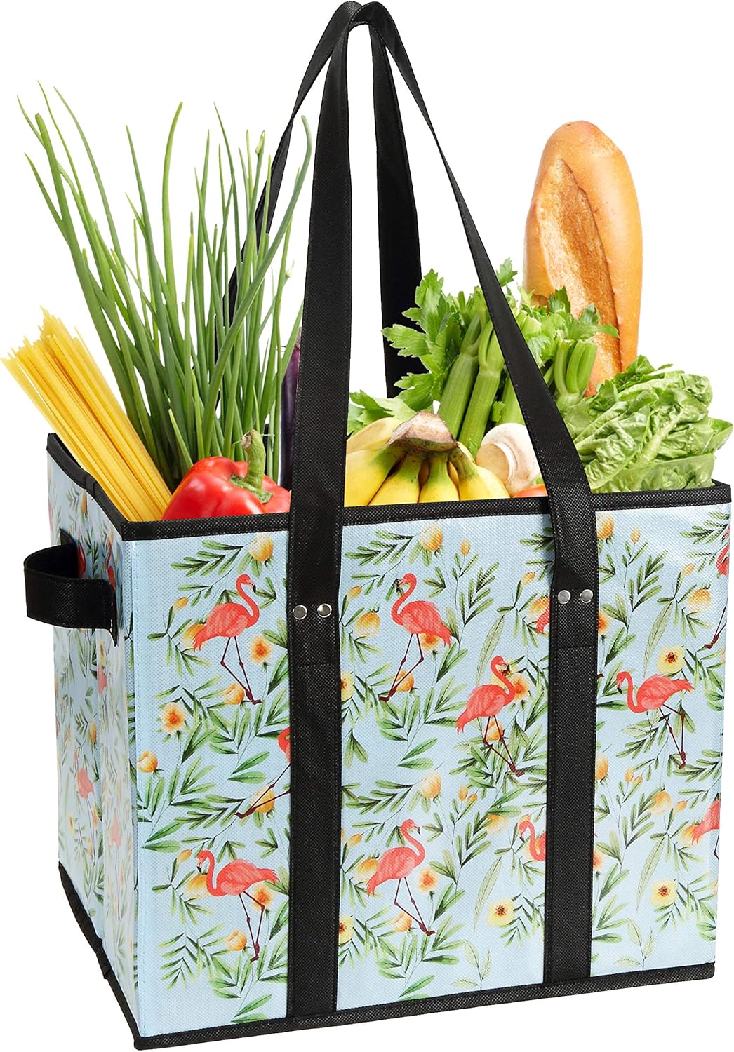 Purilite Select™ Heavy-Duty Reusable Grocery Tote Box Bags – 4 Gallon Capacity