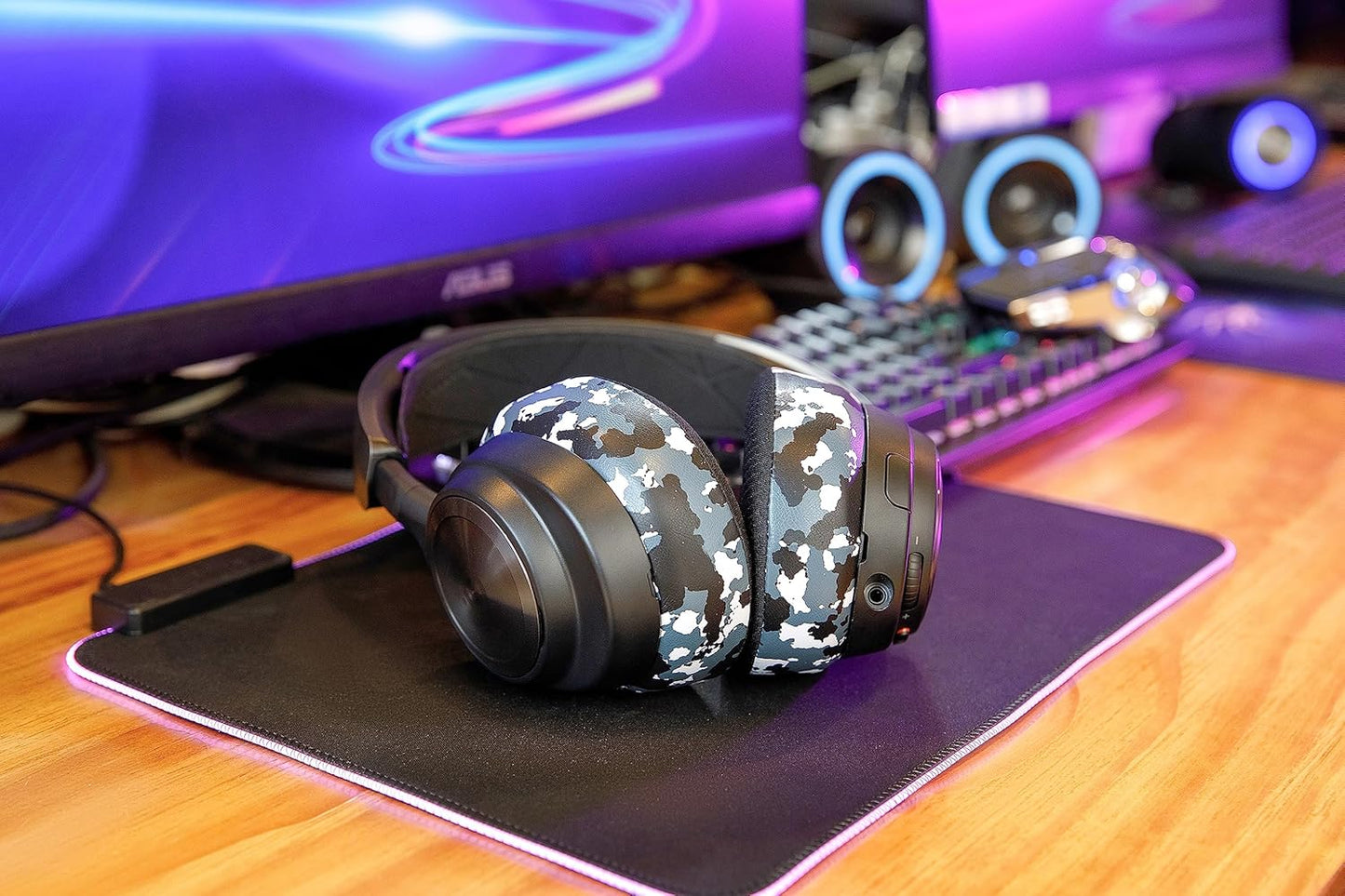 WC Freeze Nova Pro Wireless - Cooling Gel Earpads for Arctis Nova Pro Wireless ONLY (Doesn’t Fit Other Models), Made by Wicked Cushions, Improved Durability, Thickness & Sound Isolation | Black
