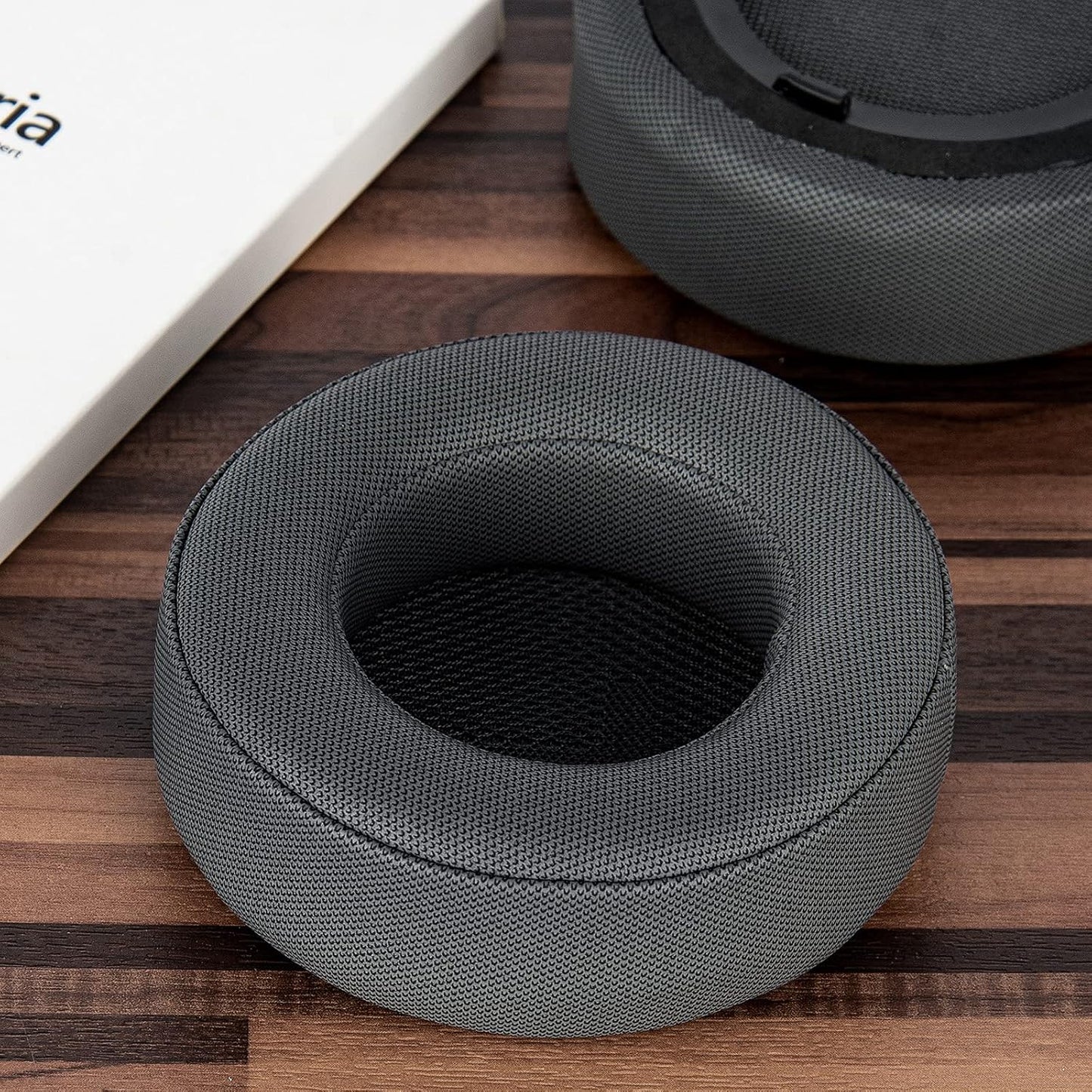 Geekria QuickFit Replacement Ear Pads for Corsair Virtuoso RGB/WirelessSE/WirelessXT Headphones Ear Cushions, Repair Parts (Grey)