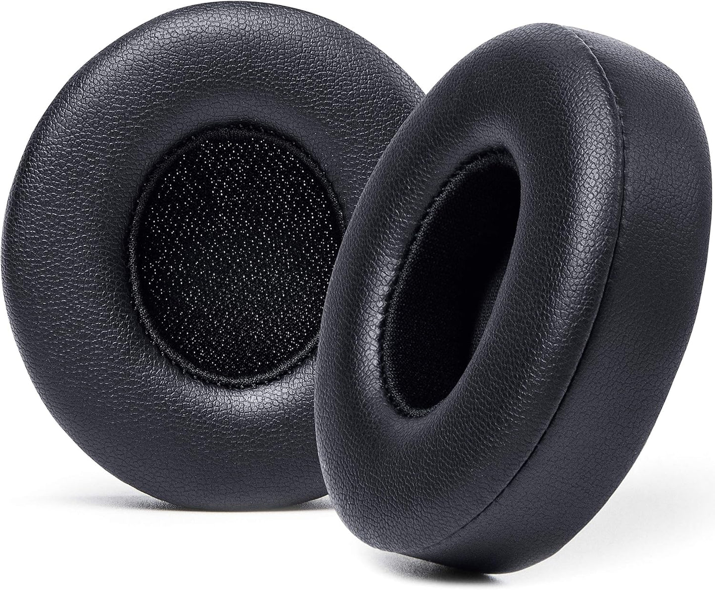 WC Extra Thick Replacement Earpads for Beats Solo 2 & 3 by Wicked Cushions - Ear Pads for Beats Solo 2 & 3 Wireless ON-Ear Headphones - Soft Leather, Luxury Memory Foam, Strong Adhesive | White